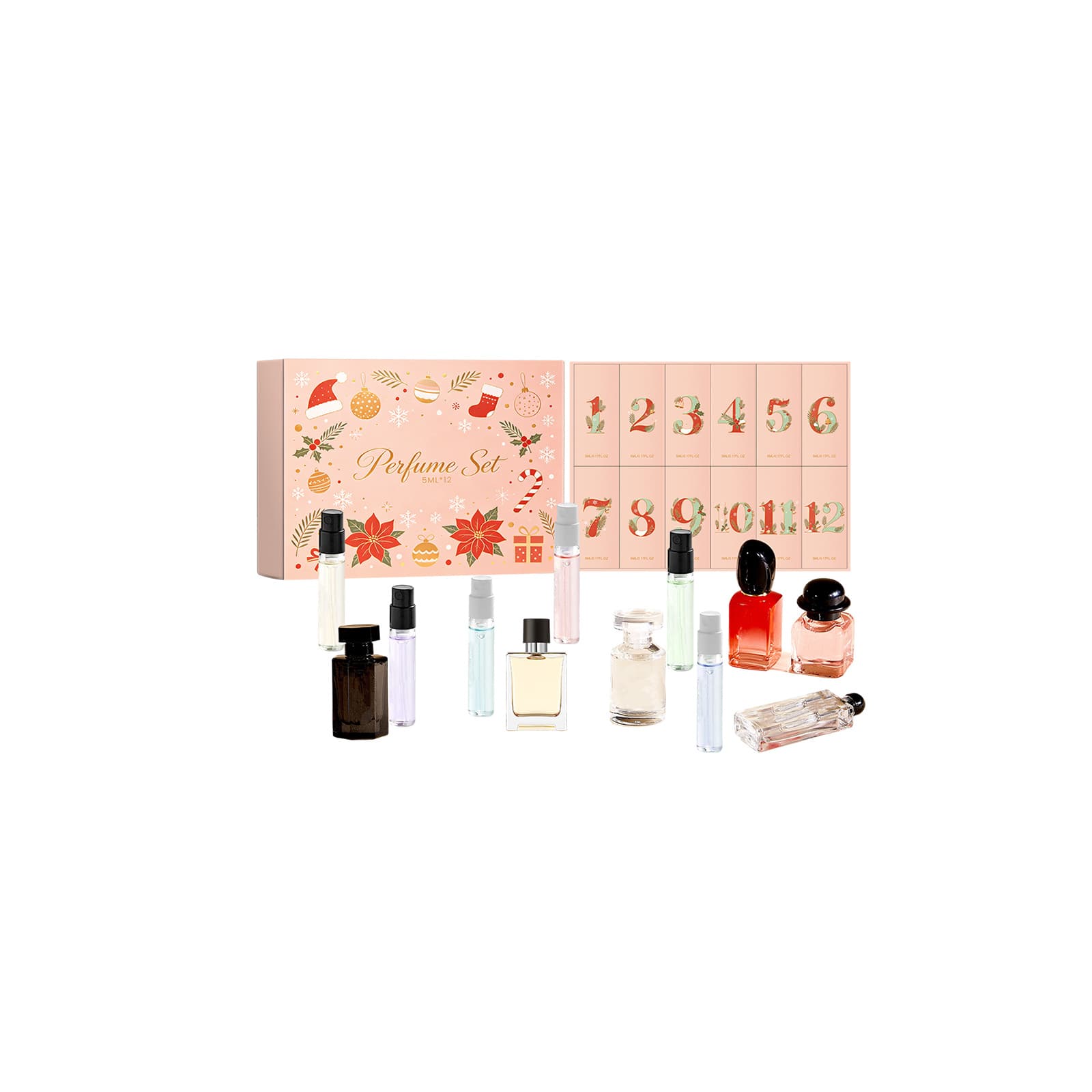 Perfume Set, 5ML*12, with Rose oil