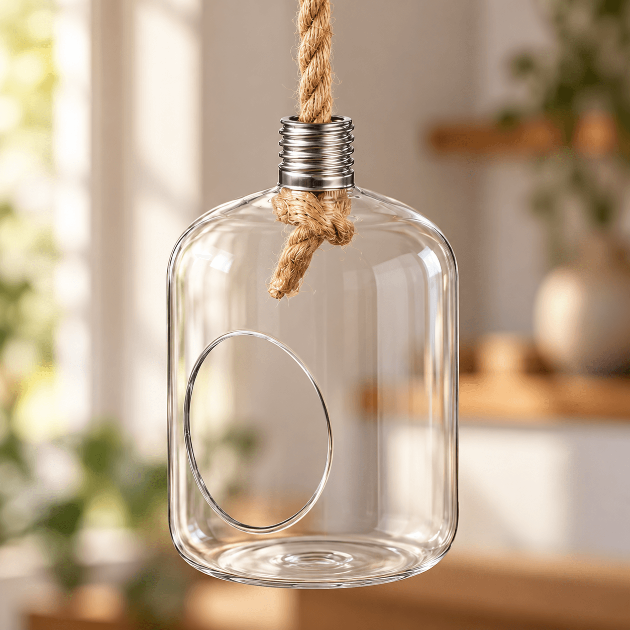 This Elegant Vase Colgante With Shape Of Bulb Adds A Touch Natural And Sophisticated To Any Space Decorative