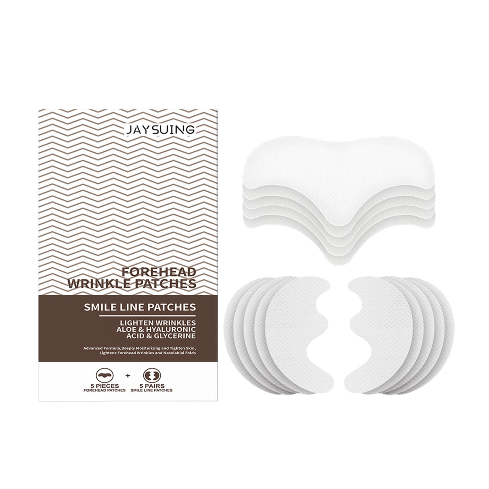 Forehead Stickers Contain Aloe Vera Extract and Hyaluronic Acid. It for Daily Use