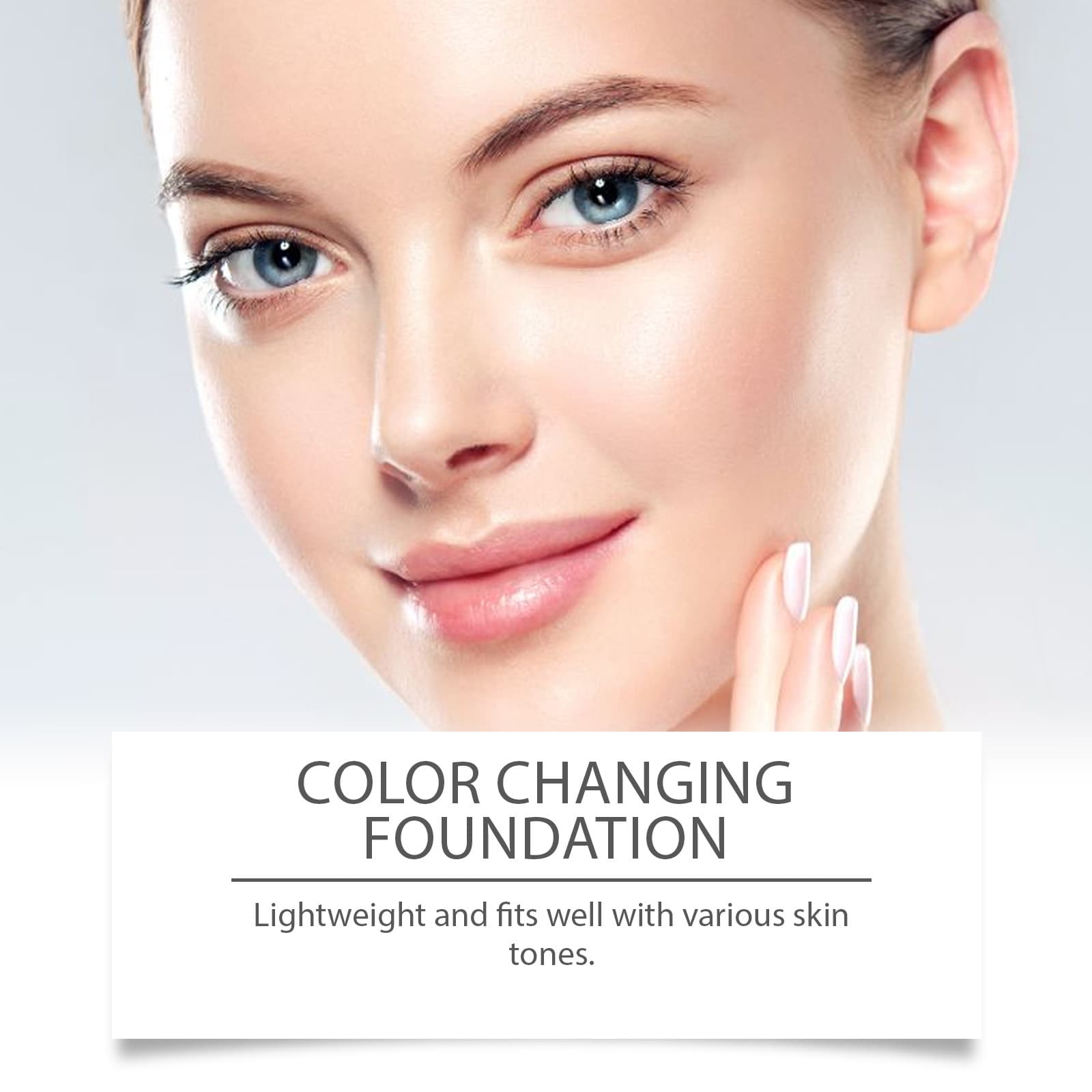 Color Changing Foundation for All Skin Types, 30ml
