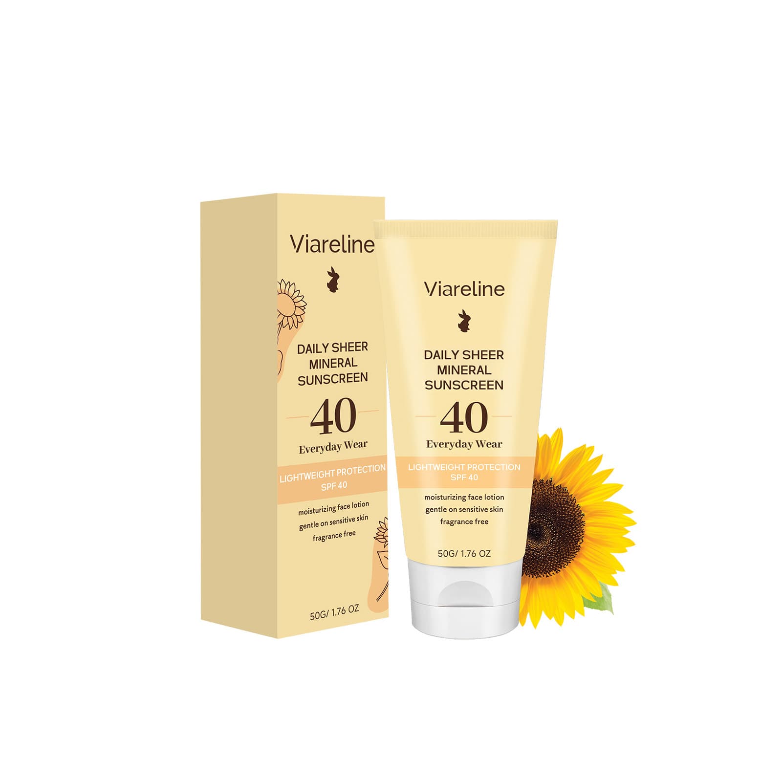 Hydrating Protective Lotion, 50g, Facial Care, Skin Care Product for All Skin Types