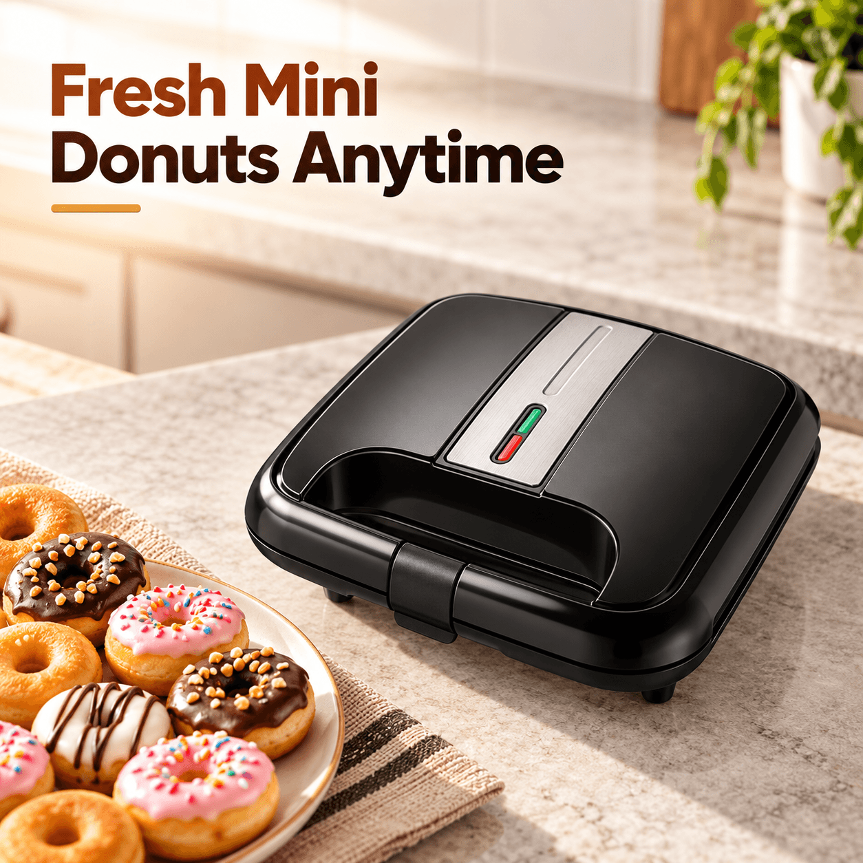 This Machine Of Donuts Of Argon Offers A Performance Efficient For The Preparation Of Your Dulces Favorites