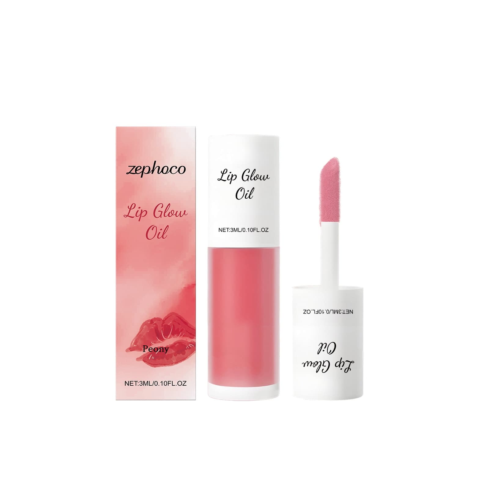 Peony Lip Gloss Oil for All Skin Types, 3ml