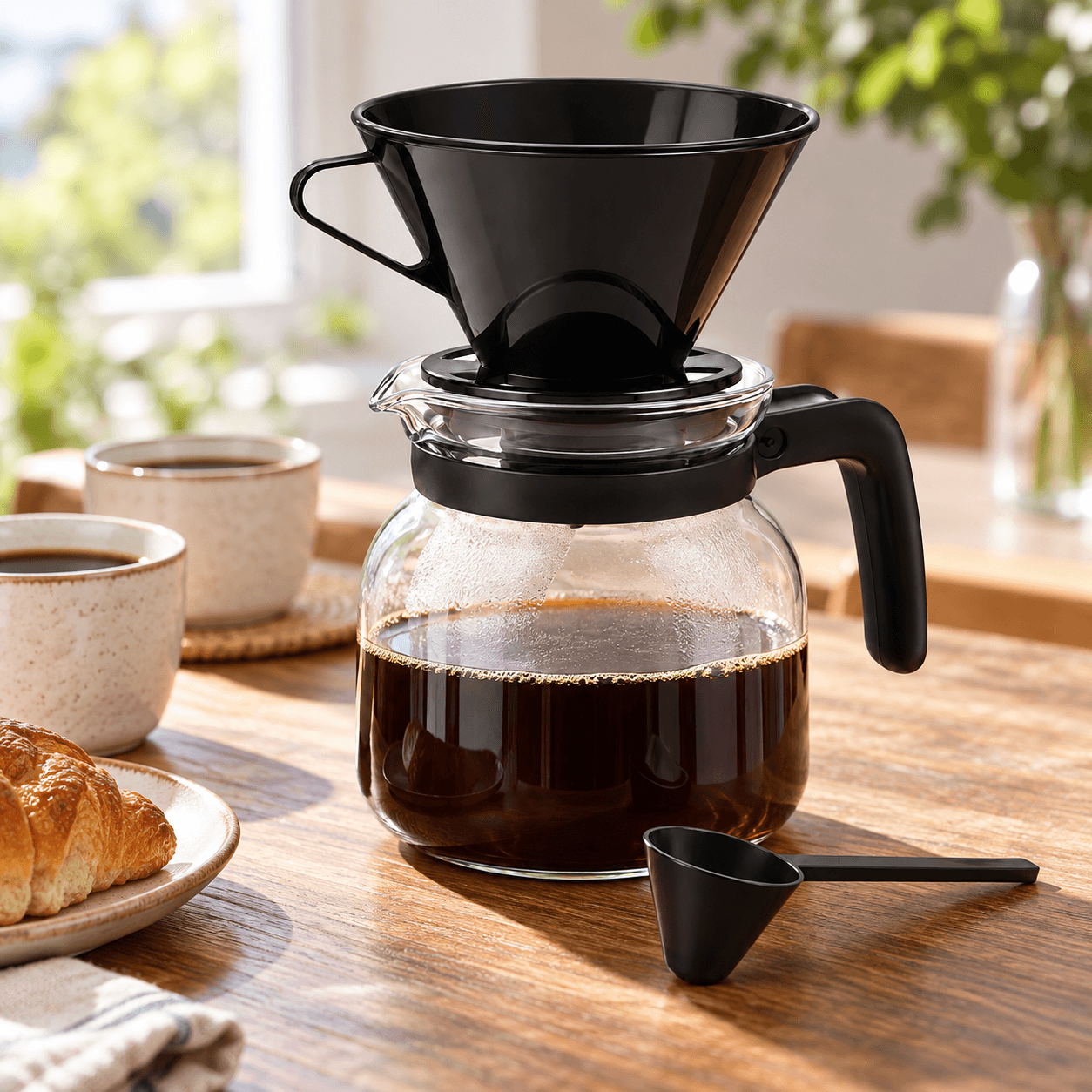 Pitcher Of Cafetera With Filtro From The Brand Vivalto, Designed For Offer Functionality And Style In Its Momento Of The Coffee