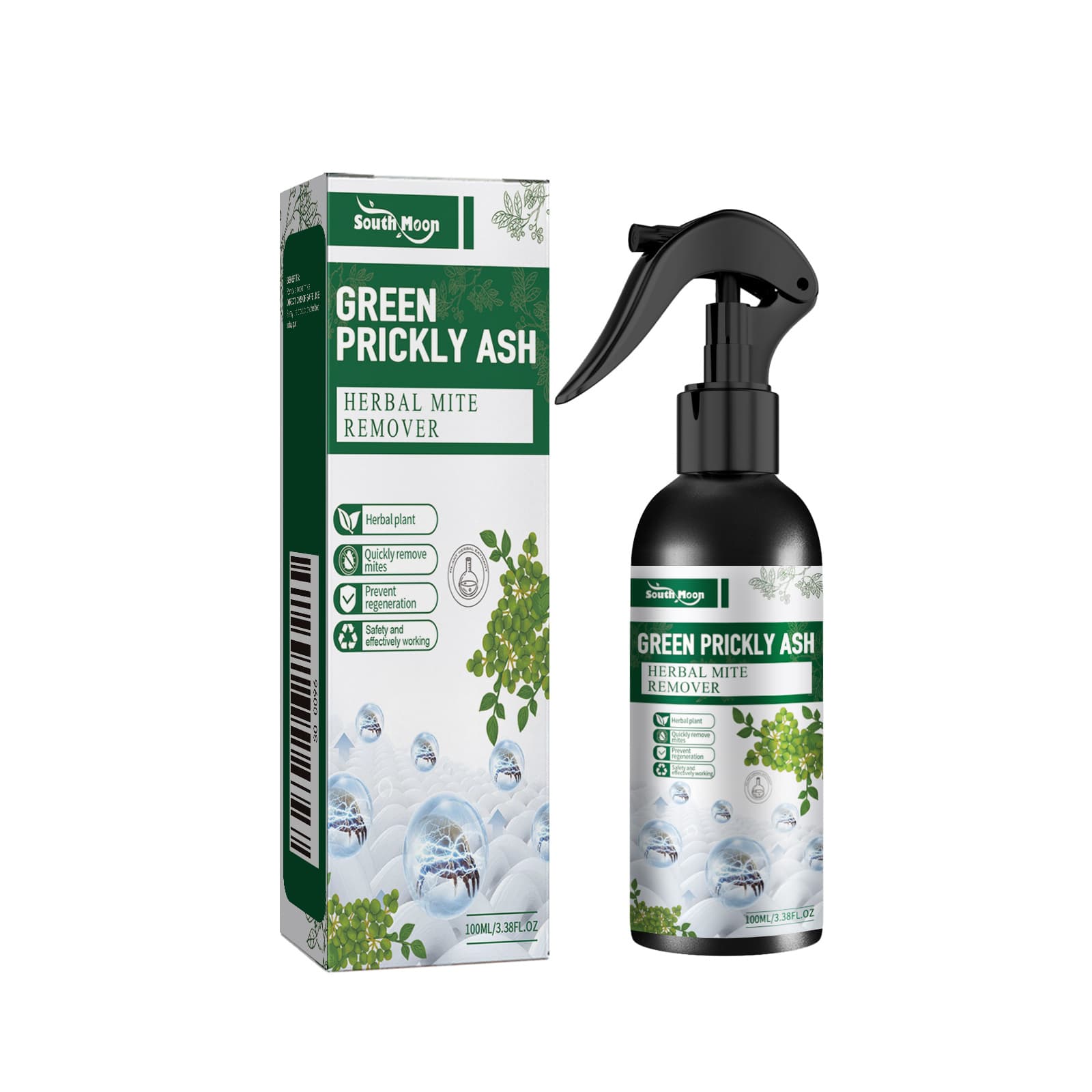 Green Pepper Mite Repellent, 100ml, Mite Control for Daily Use