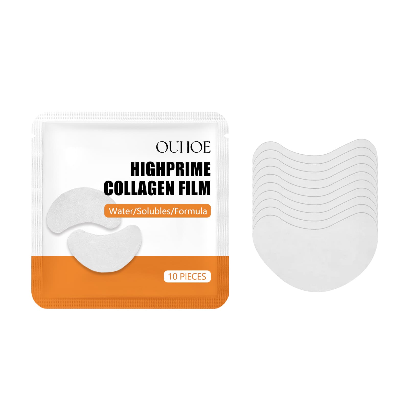 Highprime Collagen Film, 10pieces, Eye Tightening, Dietary Supplement for Daily Wellness
