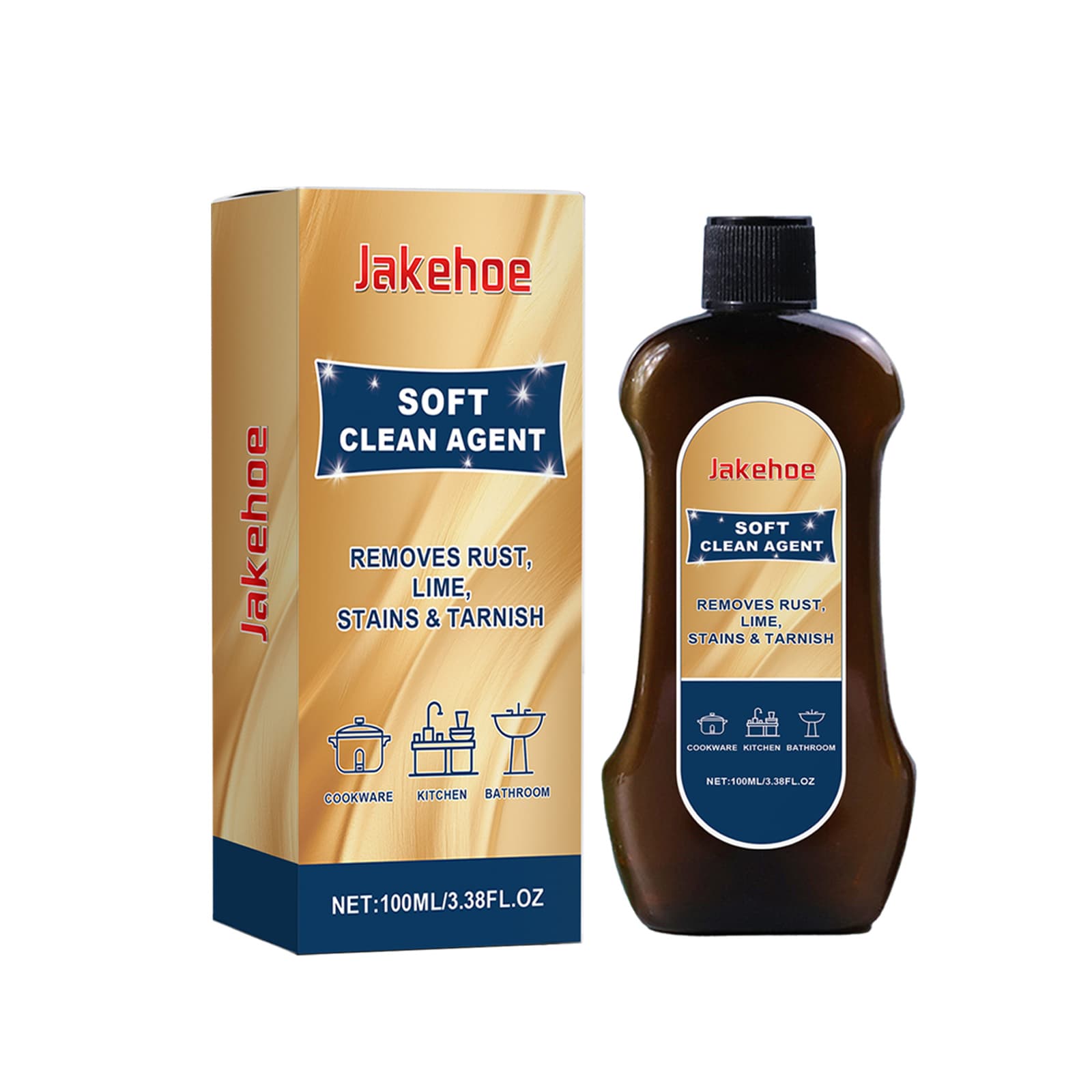 JAKEHOE Multi-Functional Cleansing Milk, 100ml, Clean Stains, Facial Cleanser for All Skin Types