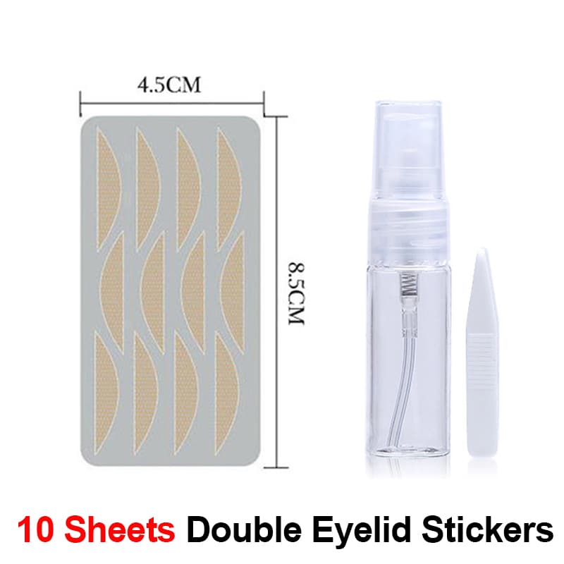 120Pcs Adhesive Invisible Lace Hooded Eyes Eyelid Large Lift Strips Mesh Tape