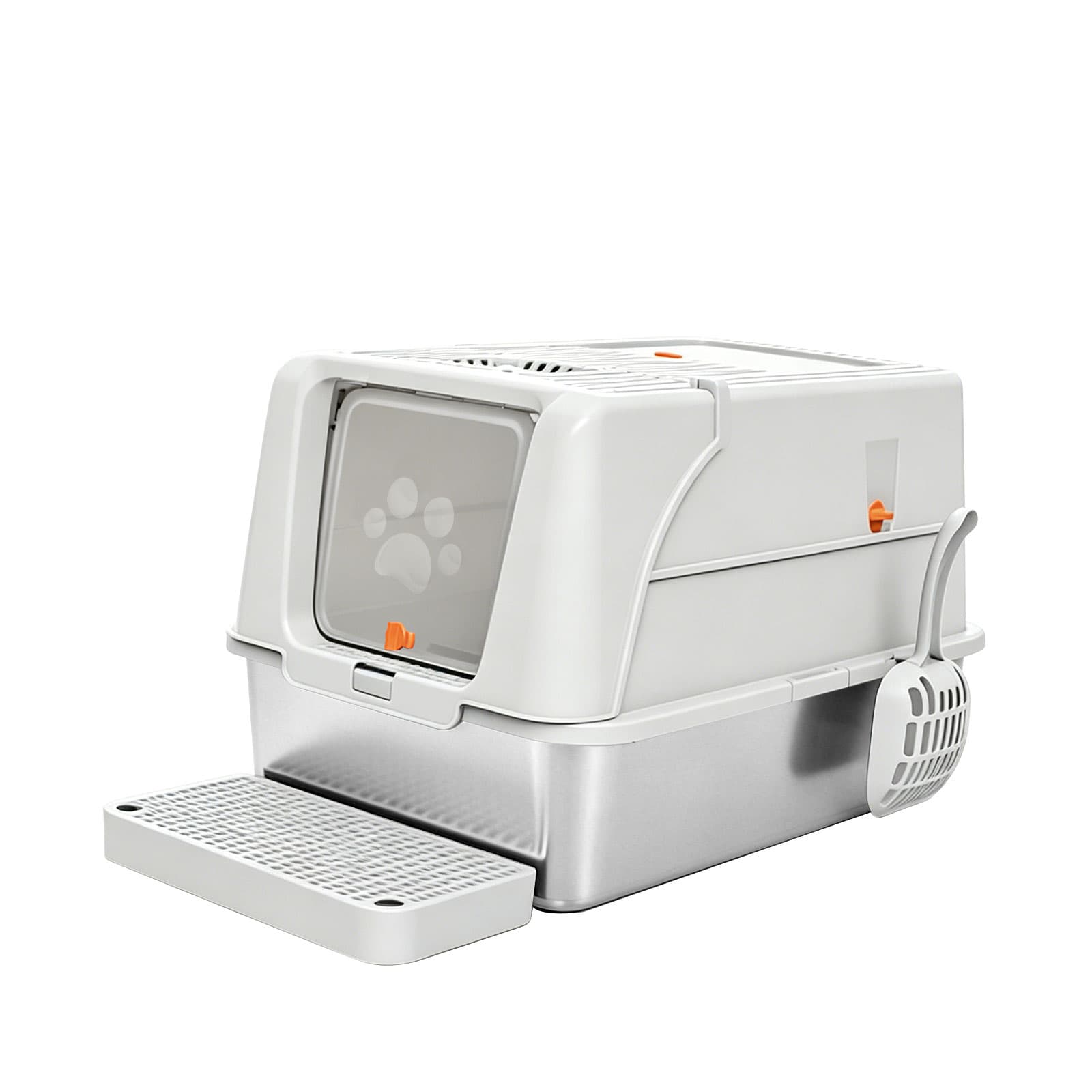 Only Self Pickup---Stainless Steel Cat Litter Box - A15
