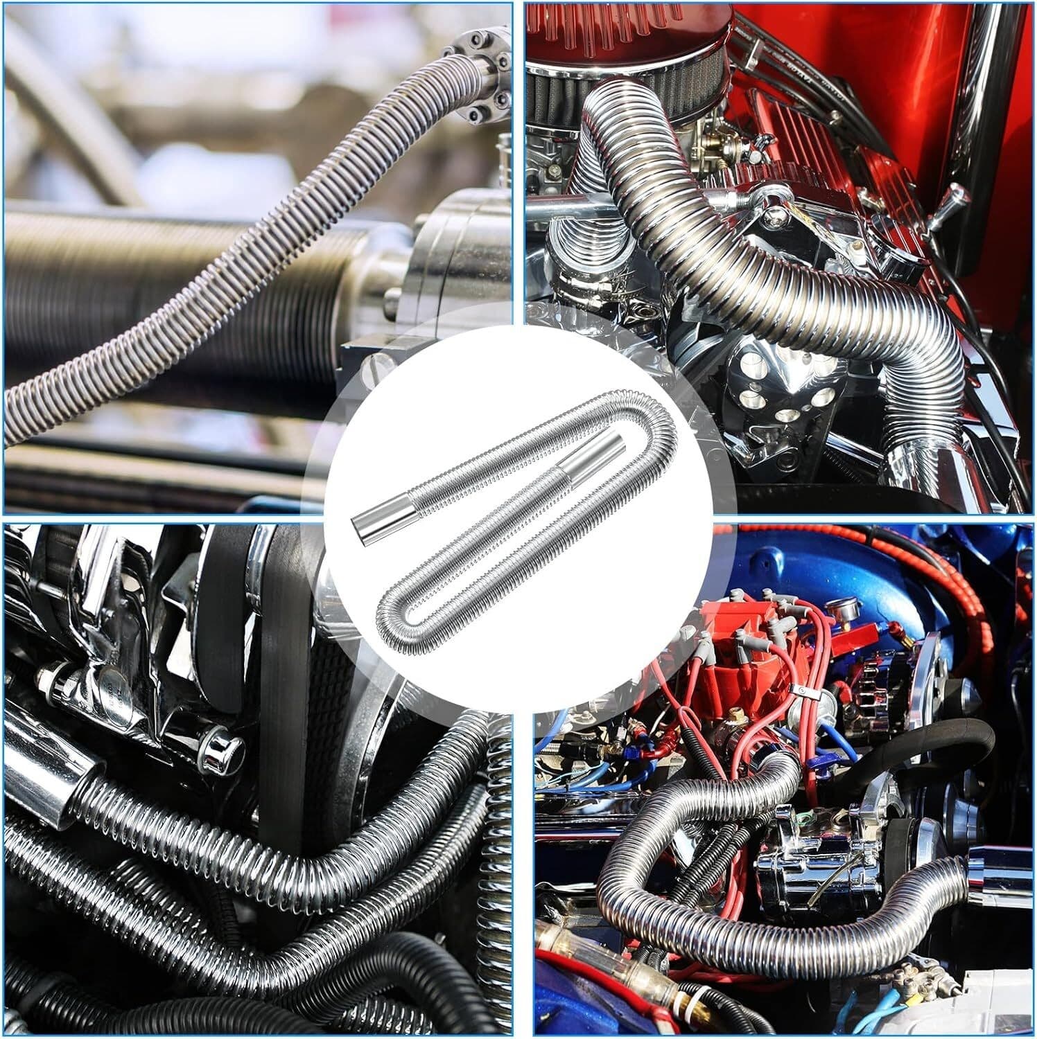 300cm Air Fuel Parking Heater Stainless Steel Exhaust Pipe Tube Gas