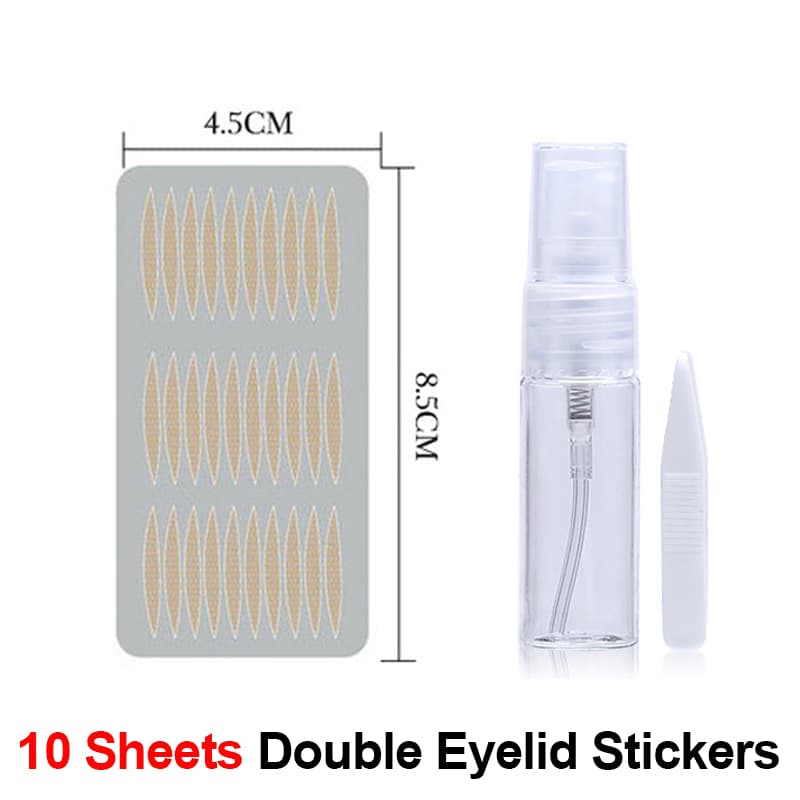 120Pcs Adhesive Invisible Lace Hooded Eyes Eyelid Large Lift Strips Mesh Tape