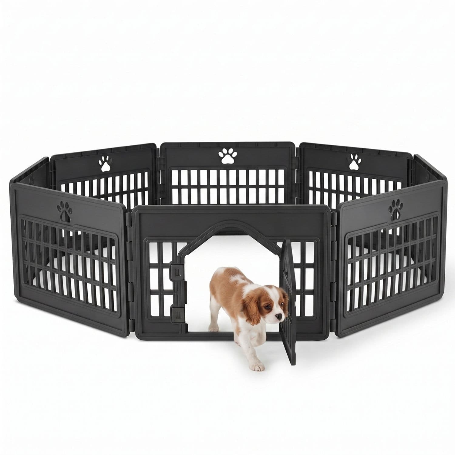 Plastic Dog With Movable Enclosure, Suitable For Small And Medium-sized Dogs, Cats And Rabbits.