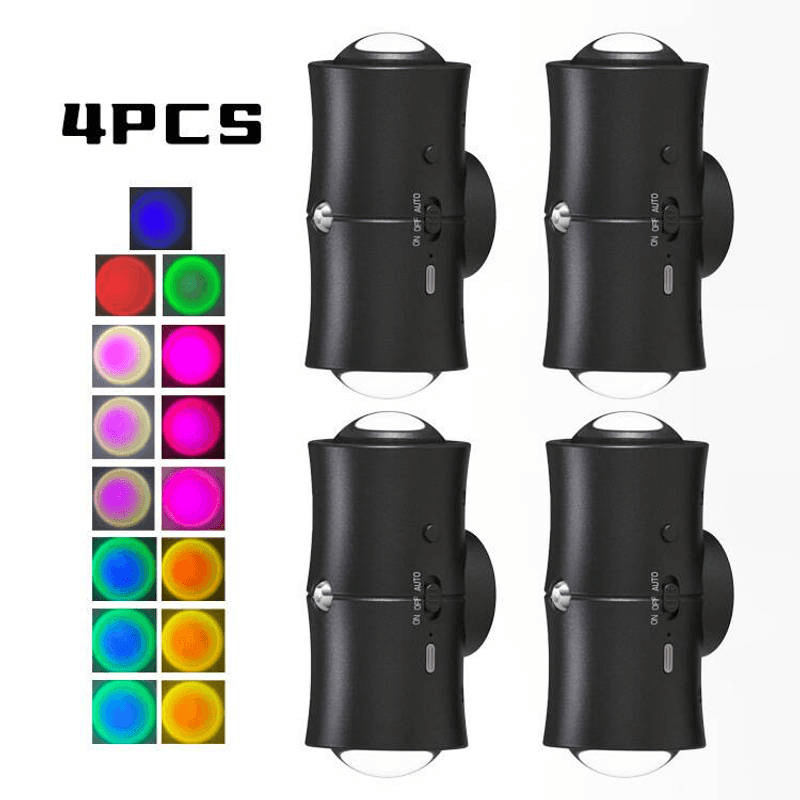4pcs Motion Sensor Night Light Rechargeable