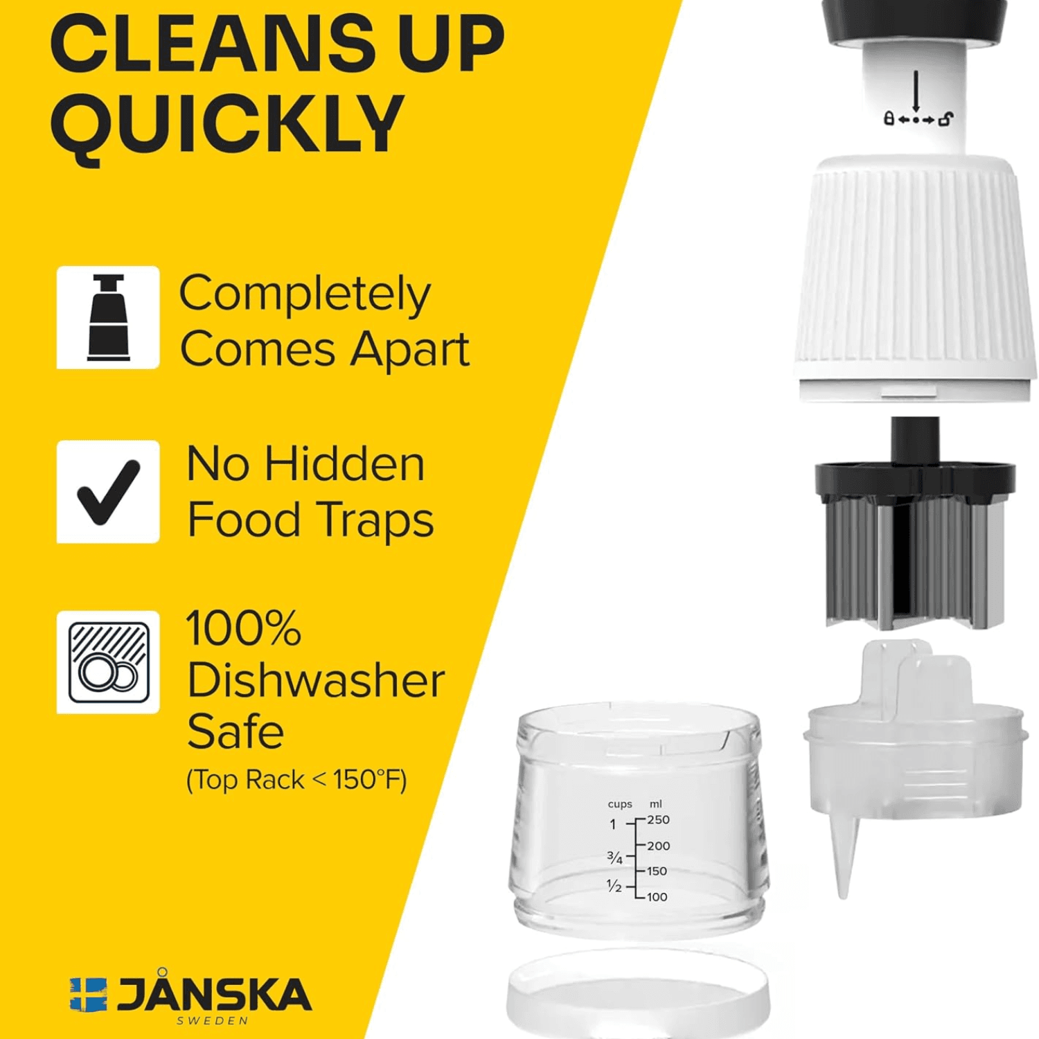 Push Food & Vegetable Chopper, Manual Dicing Cutter For Easy Kitchen Food Prep