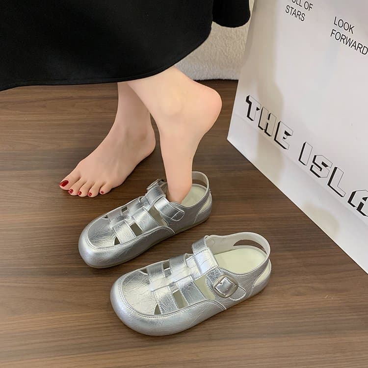 Women's Trendy Hollow Out Casual Sandals, 2026 Spring Summer New Versatile Lightweight Beach Shoes