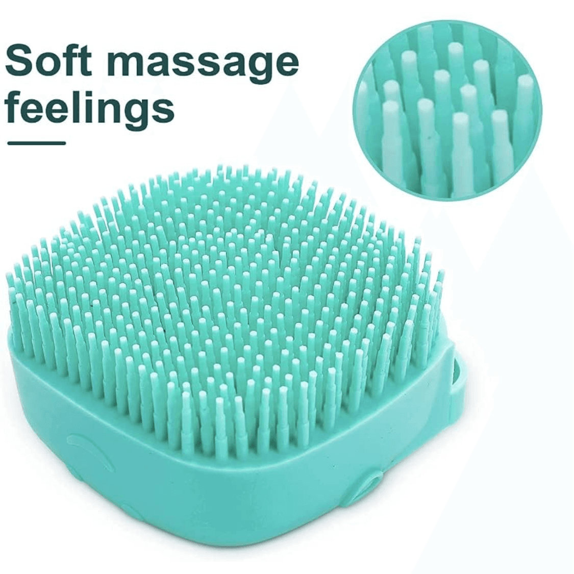 Pet Bath Massage Brush Puppy Dog Cat Grooming Cleaning Soft
