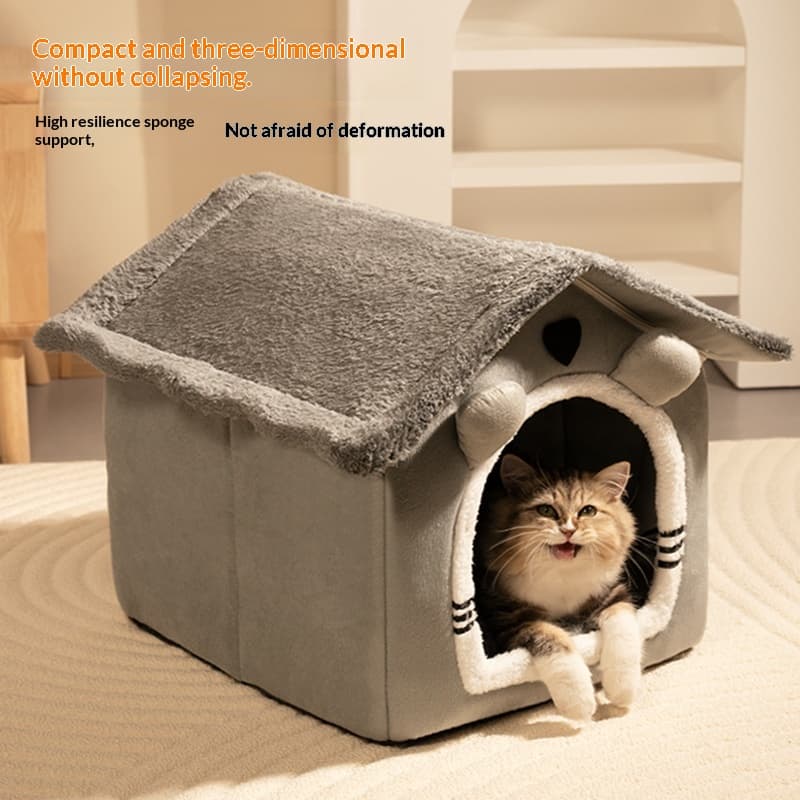 House-shaped Cat Bed