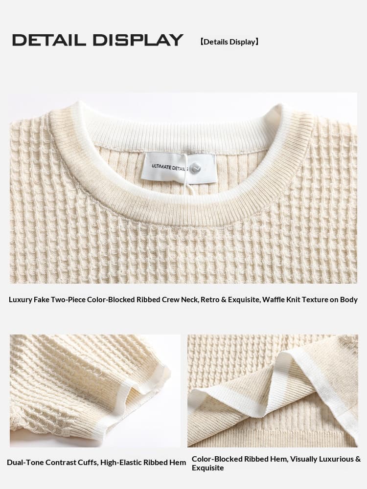 Men's Ice Silk Knitted Short-Sleeve T-Shirt In Old Money Style, Luxury Premium Crew Neck Casual Paul Polo Shirt For Men