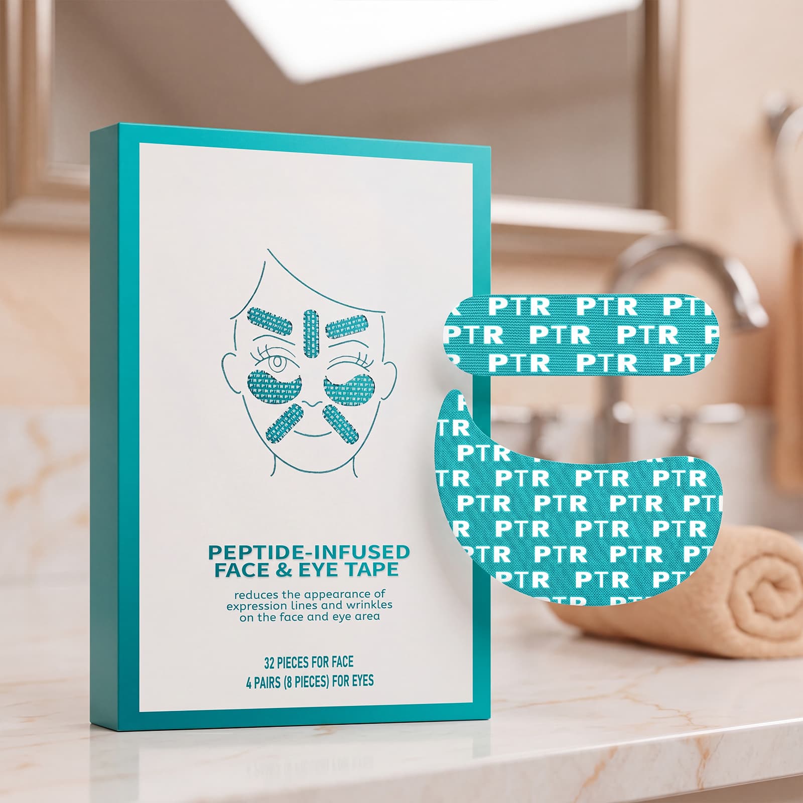Facial Care Stickers 40pcs-box, Soft And Moisturizing, Water Locking, Lightweight And Comfortable, Breathable And Convenient, No Need To Wash, Daily Care Stickers