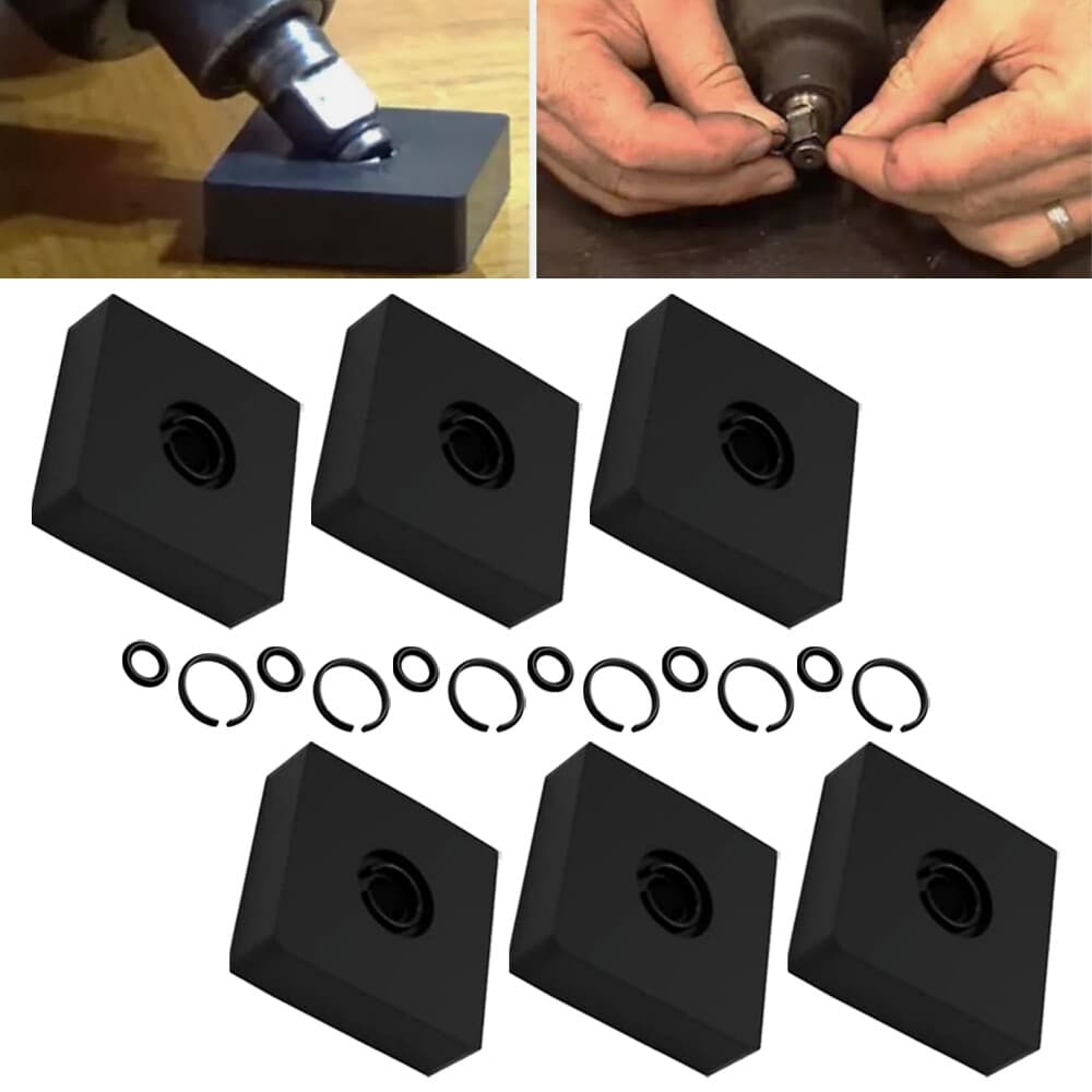 6x Anvil Retaining Ring Clip With O-Ring For Milwaukee Type 38 Impact Wrench