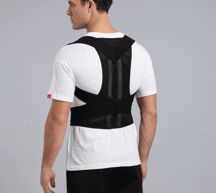 Cross-border Anti-kyphosis Back Adult Straightening Belt For Men And Women Breathable Clavicle Belt Corrector Straight Back Straightening Belt