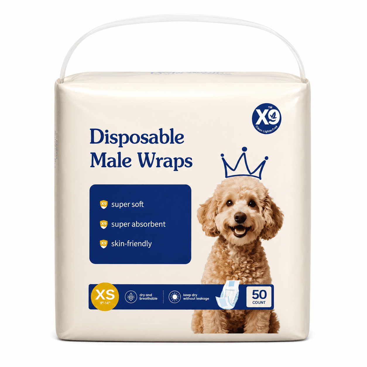 Disposable Male Dog Wraps