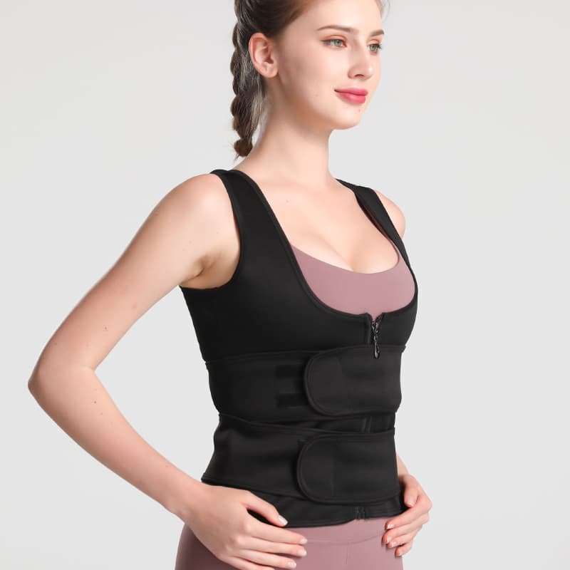 Cross-border Hot-selling Belly-tucking Double Belt Shaping Garment Belt Shaping Double Belt Vest Chest-supporting Corset Tight