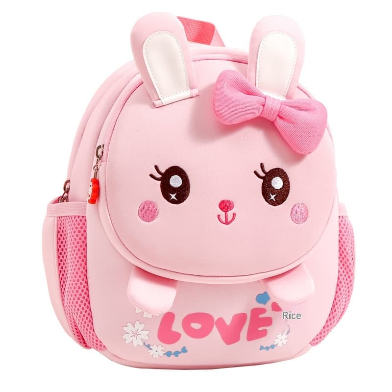 Children's Kindergarten Backpack For Girls, Boys And Girls, Baby Backpacks, Small And Medium Classes, Cute Entrance Rabbit Backpacks, Smart Rabbit Backpacks, Large Size