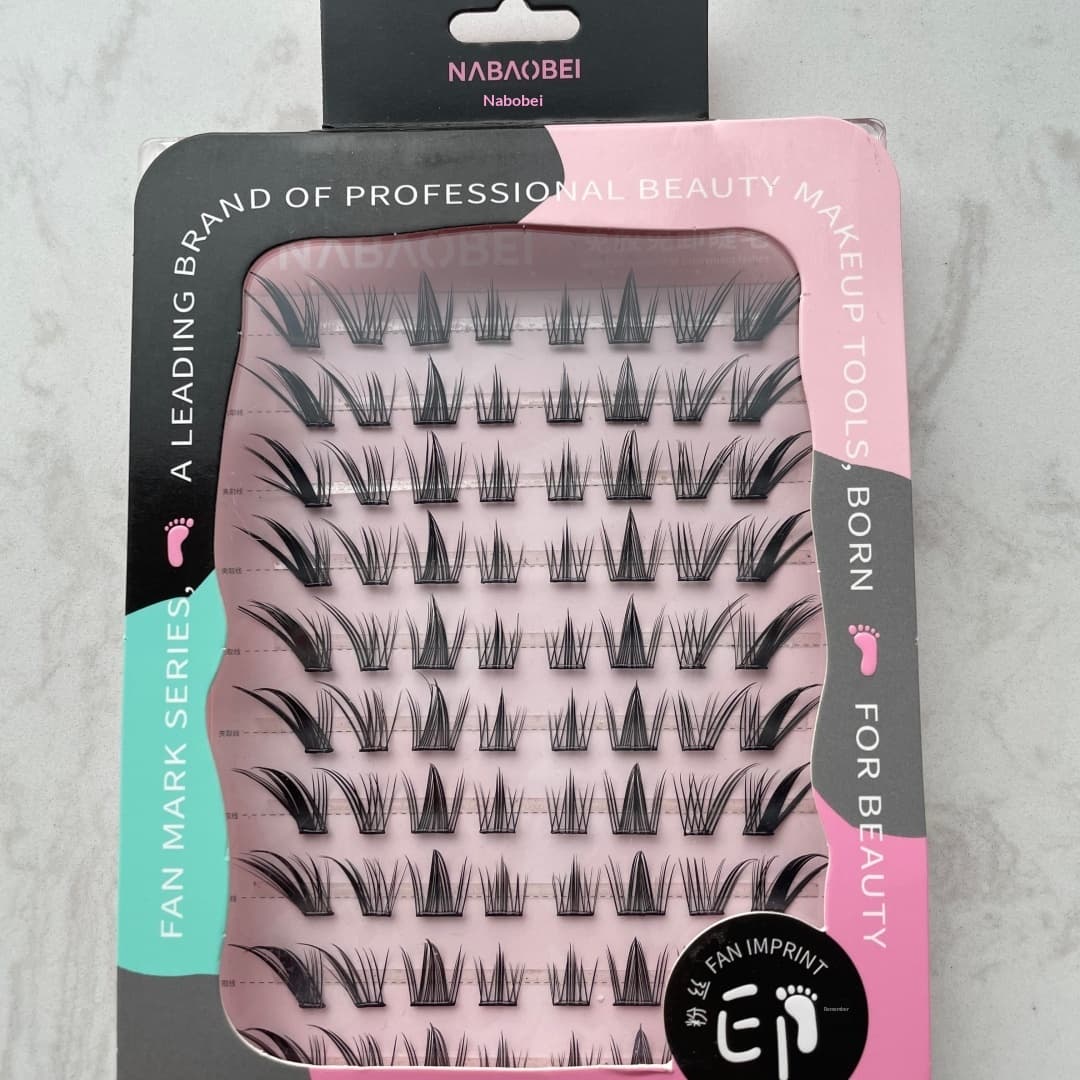 Glue-Free Cluster Eyelashes  80 Clusters Per Pack