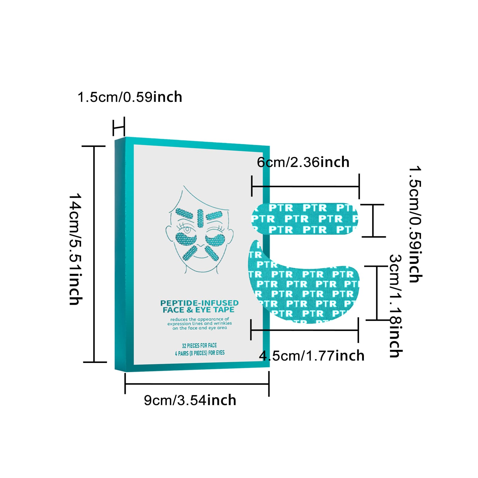 Facial Care Stickers 40pcs-box, Soft And Moisturizing, Water Locking, Lightweight And Comfortable, Breathable And Convenient, No Need To Wash, Daily Care Stickers