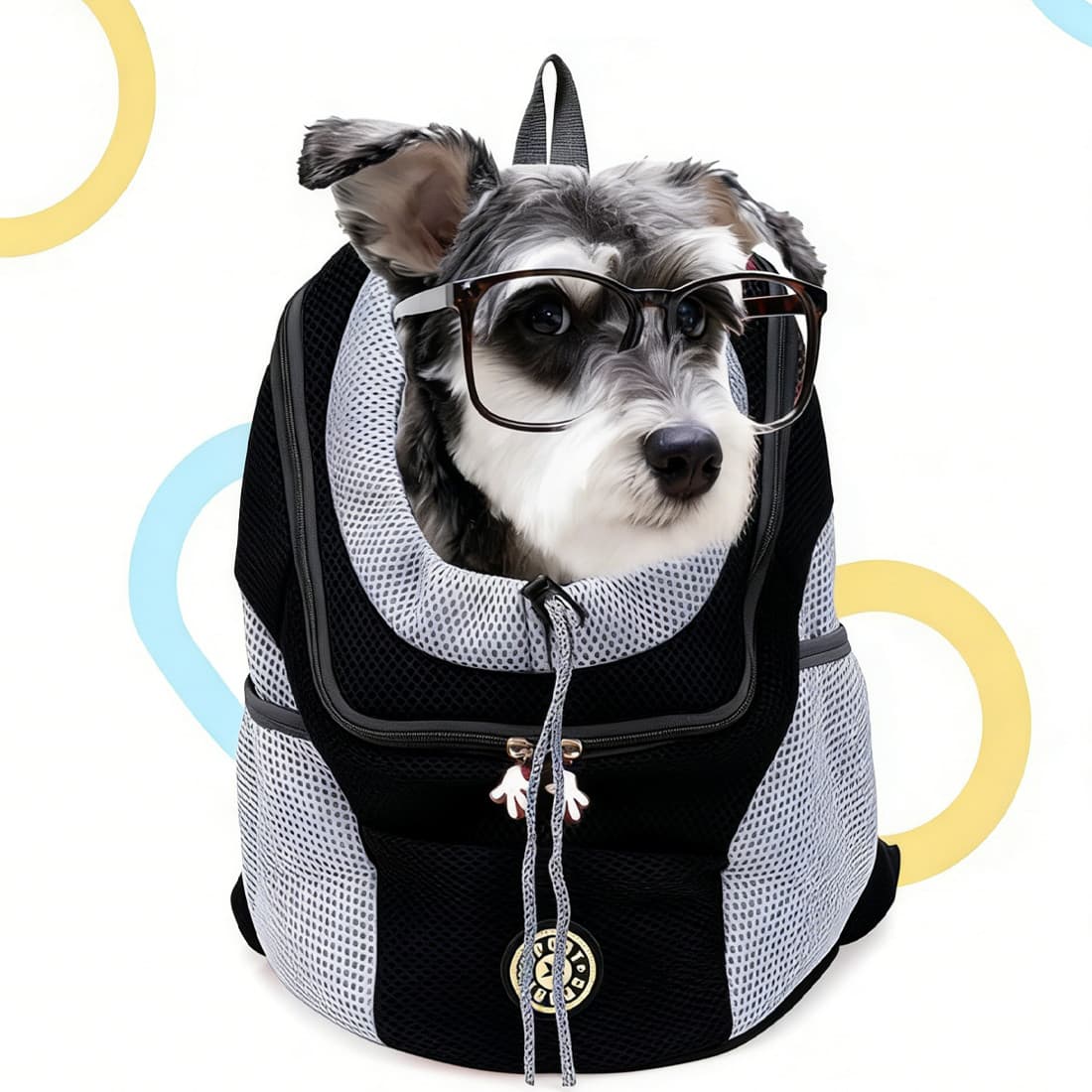 XL Pet Dog Carrier Puppy Travel Mesh Backpack Front Travel Portable Bag