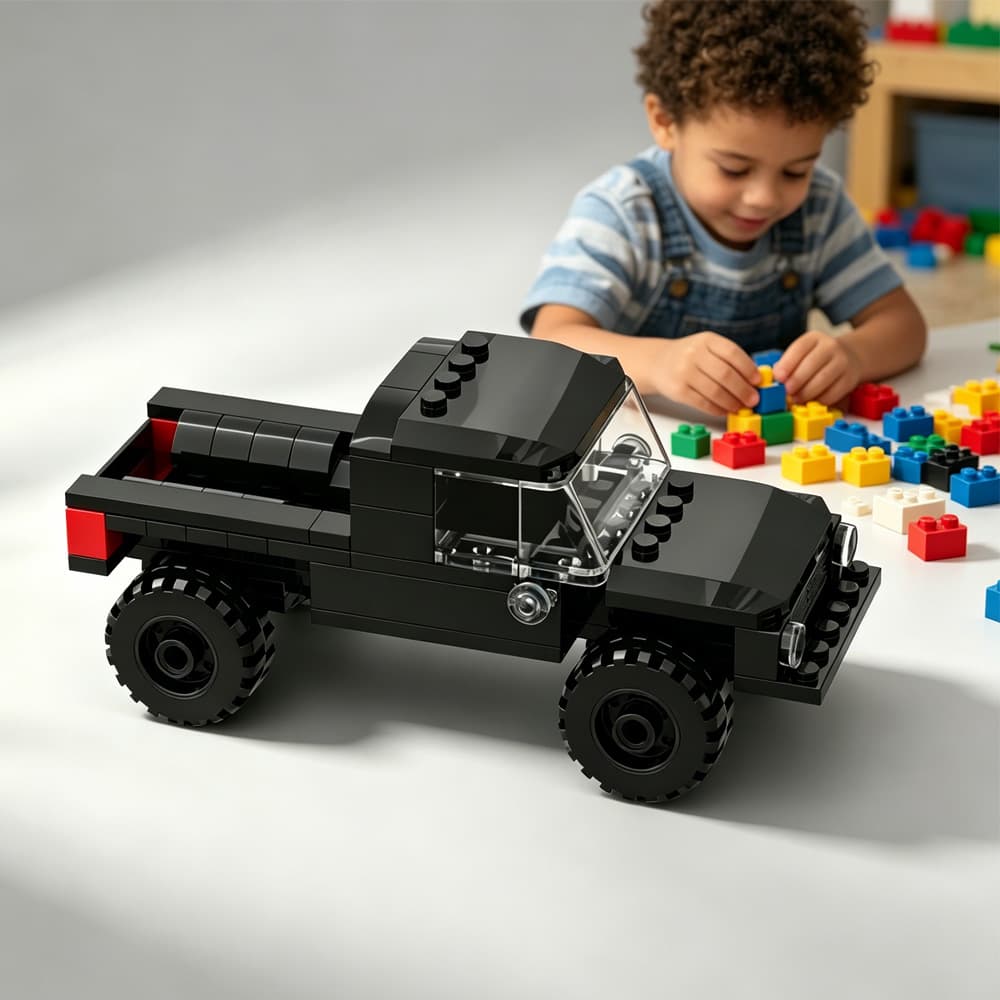 85PCS Off-Road Pickup Truck Building Blocks, Mini Off-Roader Vehicle Toy Gift For Boys Girls And Adults