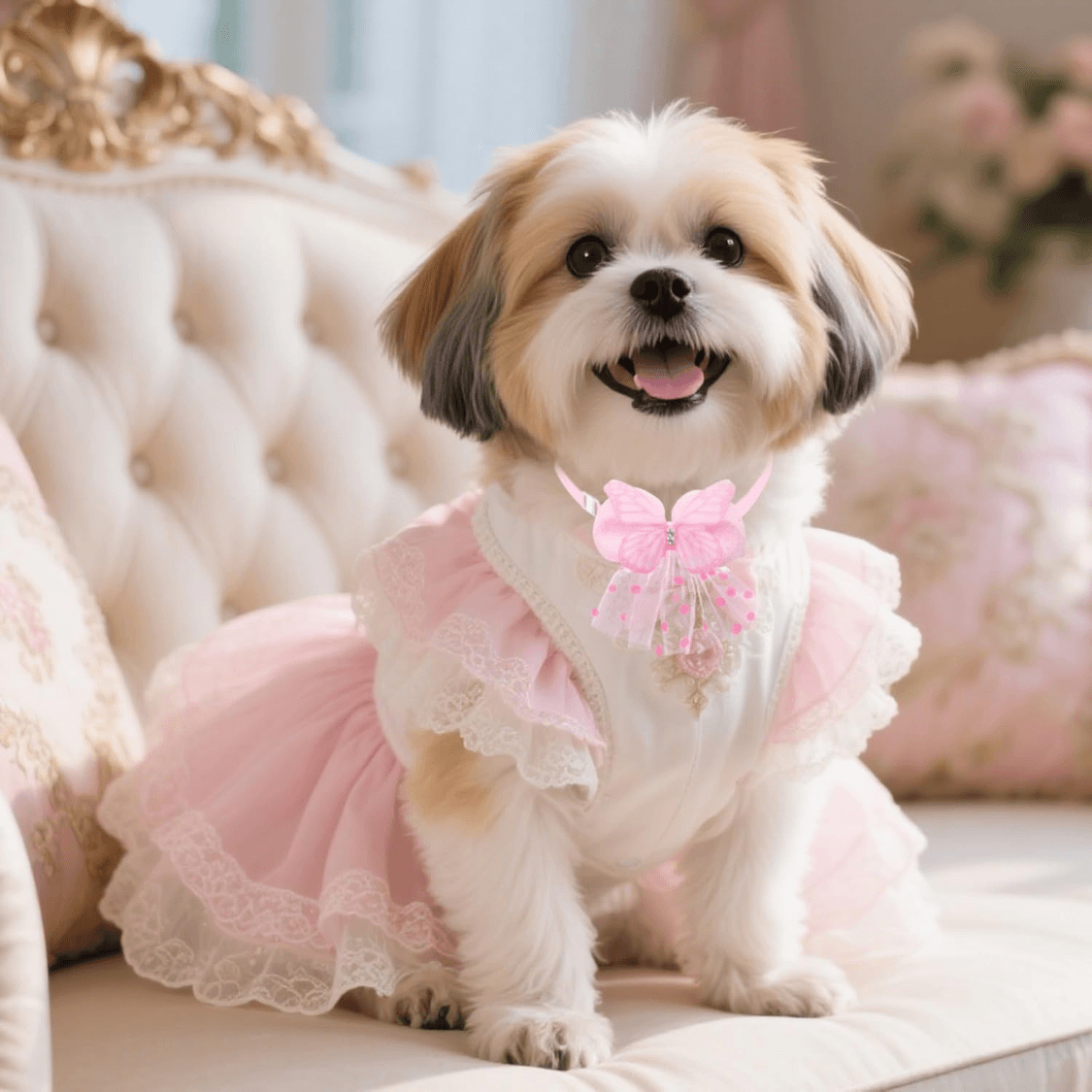 20Pcs Cute Dog Collar Grooming Accessory For Small Breed Puppies Cats