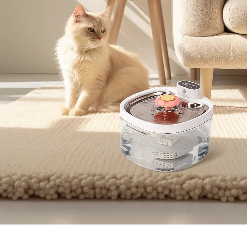 Smart Circulating Filtered Pet Water Fountain