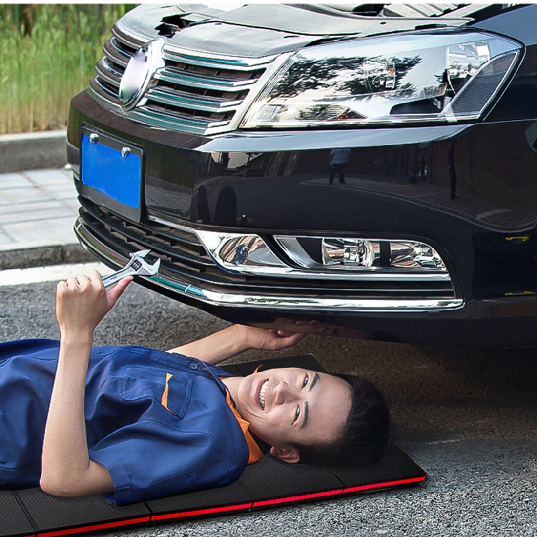 3in1 Mechanics Mat Large Folding Garage Kneeling Laying Foam Work Mat 25mm Thick