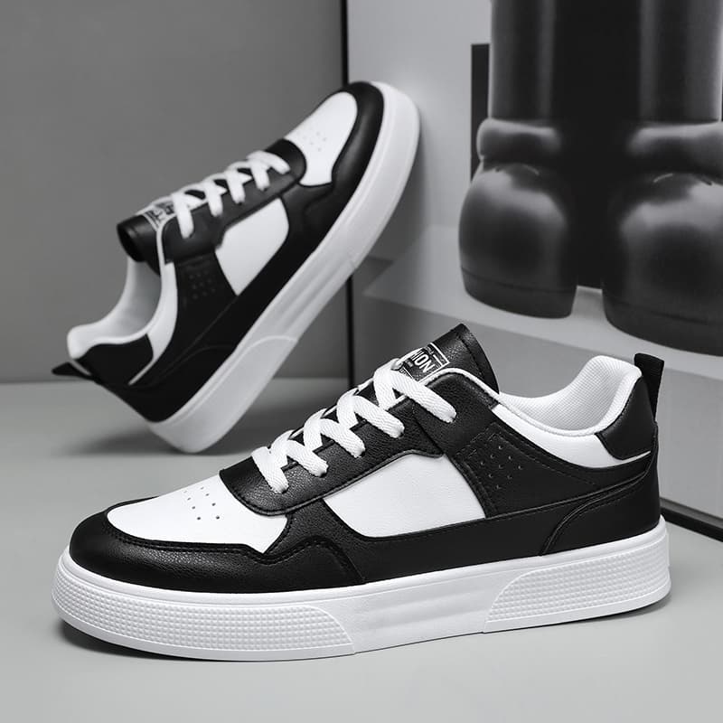 Men's Summer New Shoes, Breathable White Sneakers For Men, Trendy Versatile Athletic Casual Skate Shoes For Students