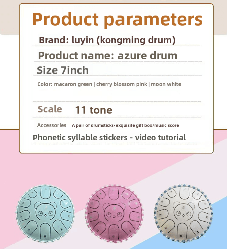 Edition 7-Inch Steel Tongue Drum