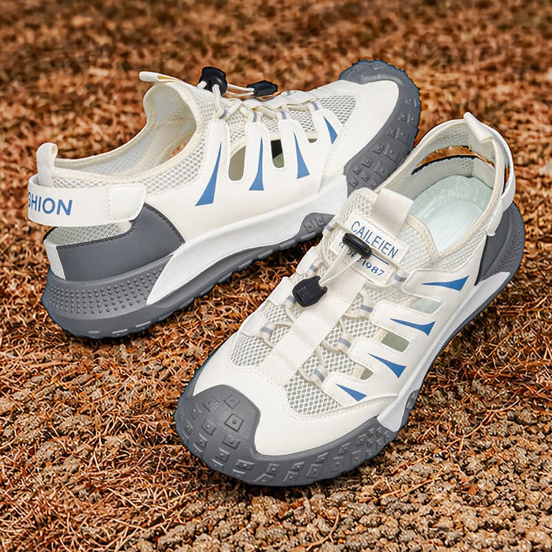Men's Casual Sandals, 2026 New Summer Breathable Mesh Hollow Out Clogs, Fashion Slide Sandals