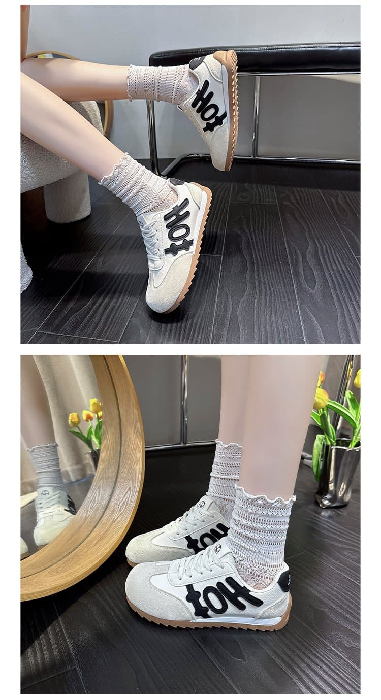 Retro Forrest Training Shoes For Women, Lightweight, Comfortable, Versatile, Sports And Leisure Board Shoes For Women