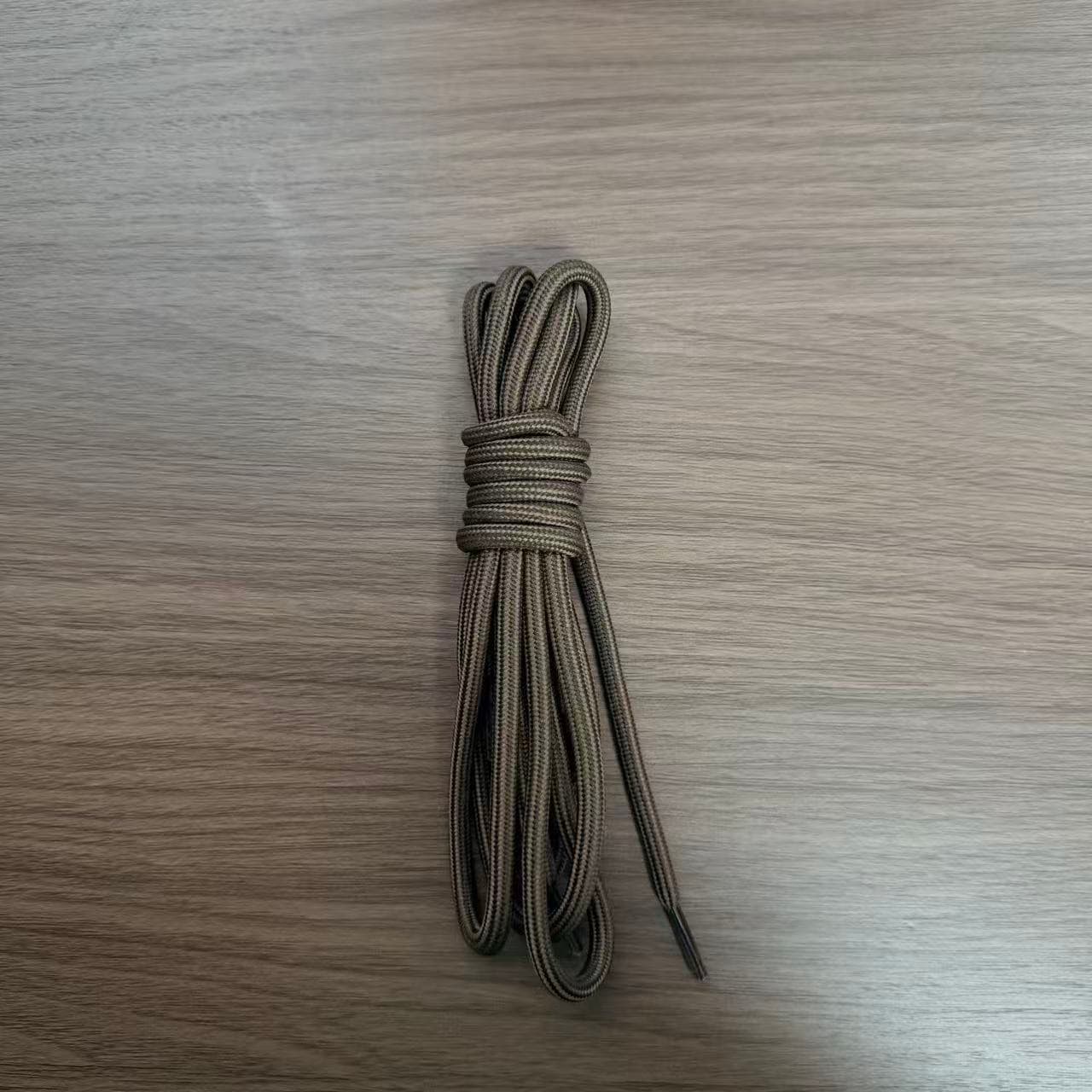 Two-tone Straight Stripe Round Nylon Shoelaces