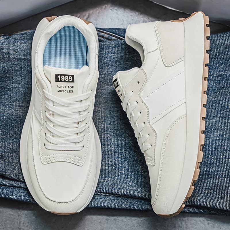 Men's Sports Shoes, Fashion Versatile Chunky Dad Shoes & Cortez Sneakers, Breathable Comfortable Retro Trendy Footwear For Spring And Autumn