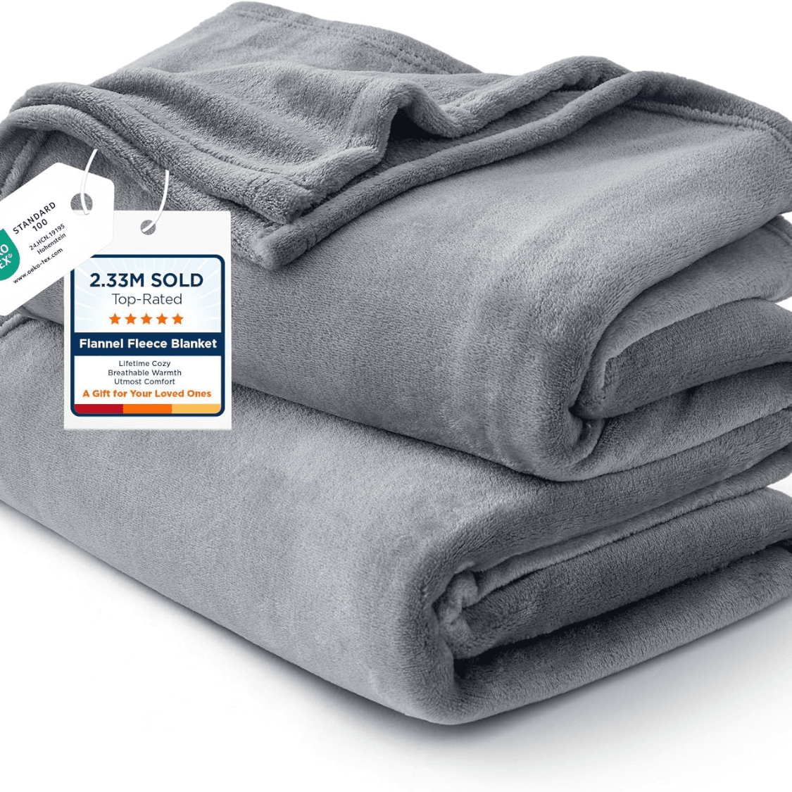 Blankets Queen Size Grey Soft Warm Outdoor Picnic Blanket For Camping Travel