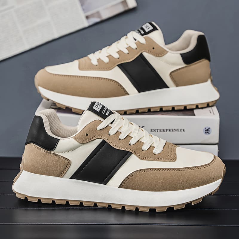 Men's Sports Shoes, Fashion Versatile Chunky Dad Shoes & Cortez Sneakers, Breathable Comfortable Retro Trendy Footwear For Spring And Autumn