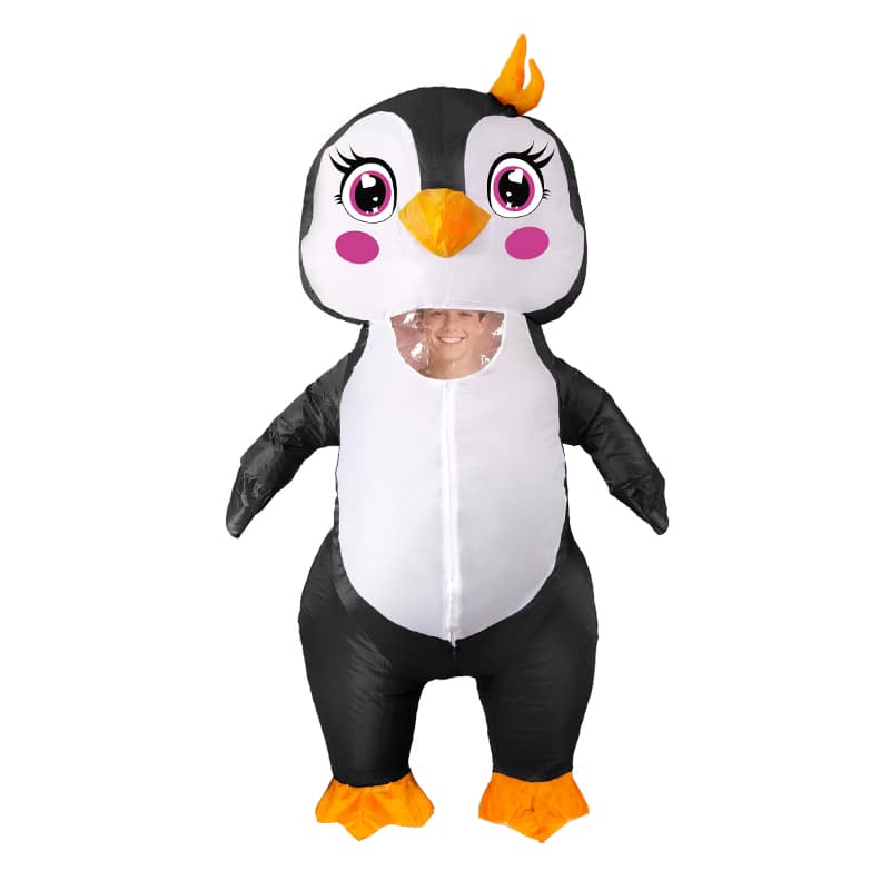 Cross Border Halloween Penguin Inflatable Costumes, Cosplay Outfits, Party Attire, Carnival Dolls, Inflatable Costumes