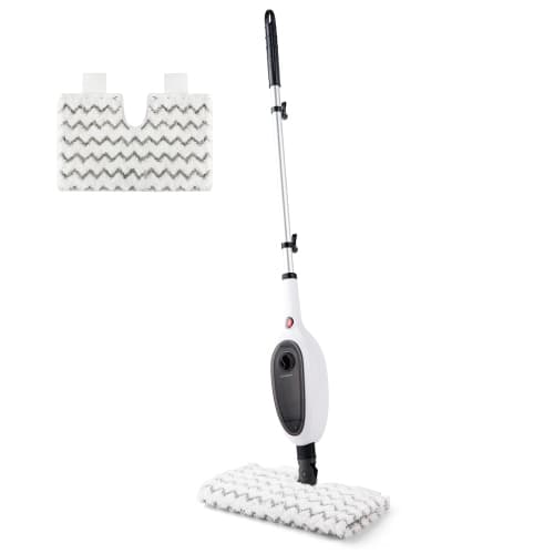 Steam Mops For Floor Cleaning, Unique Double-Sided Flip Design, 15 Seconds Fast Heating 10-in-1 Steam Cleaner For Kitchen, Living Room Wood Floor Tile Cleaning