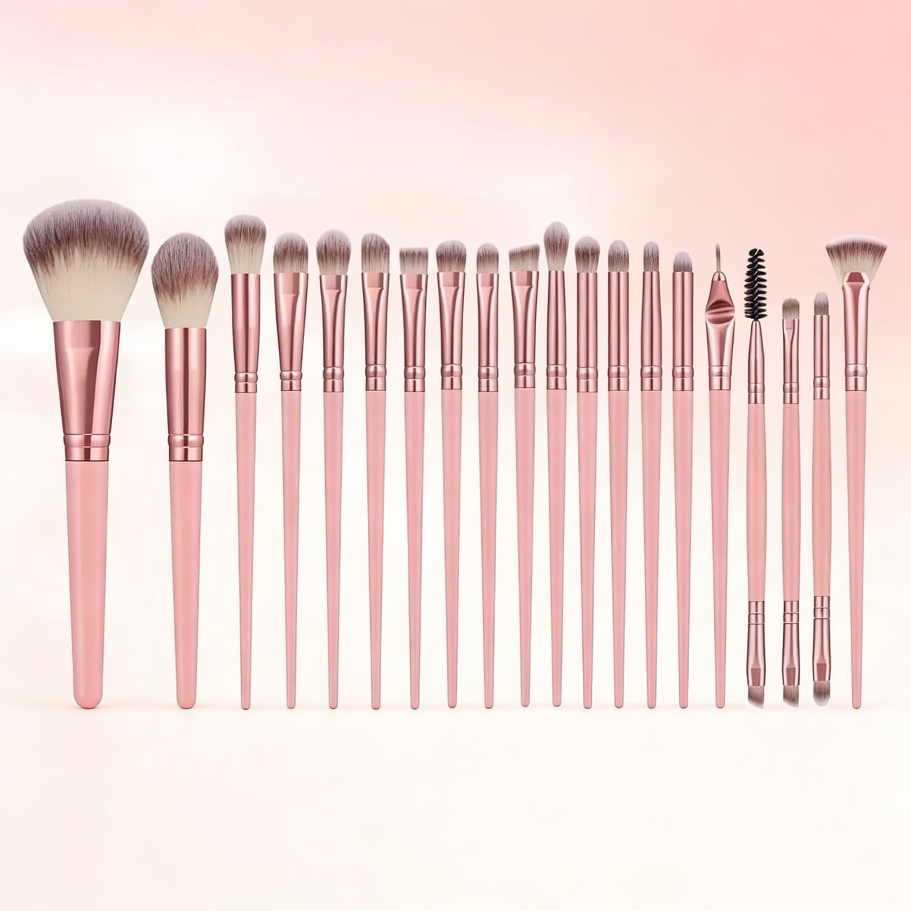 25 Pieces Makeup Brush Set Professional Cosmetic Beauty Tools For Face & Eyes