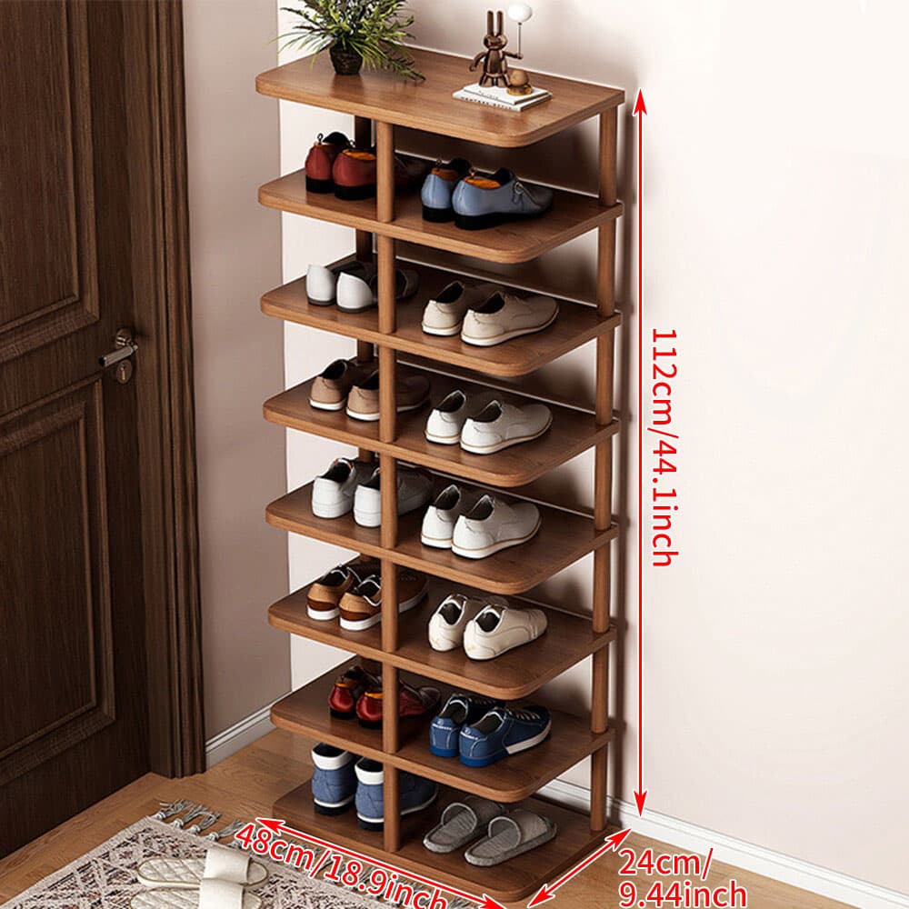 68 Tier Vertical Shoe Rack Tall Shoe Tower Storage Shelf Organizer Shoe Tower