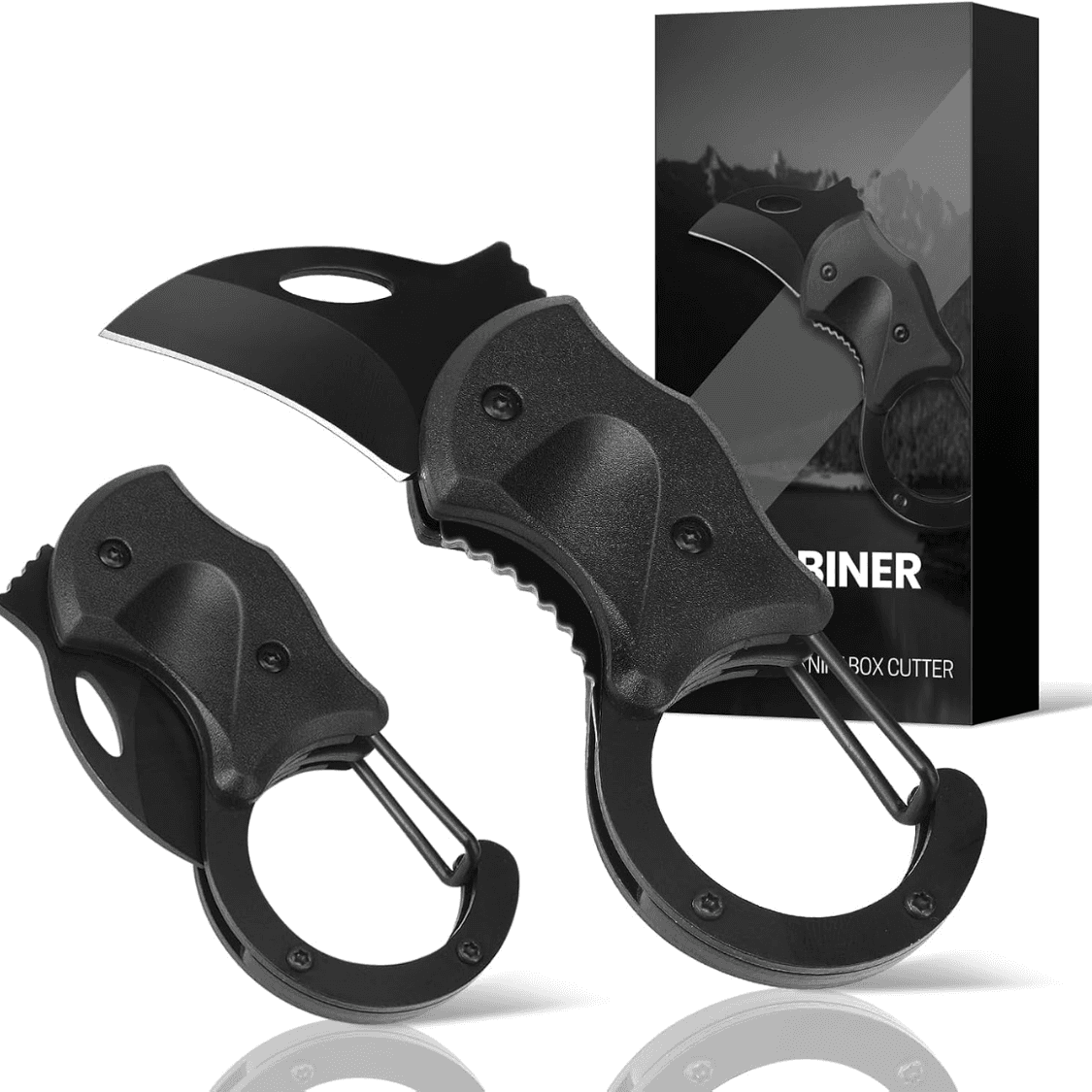 Small Pocket Knife Gift For Men Keychain Box Cutter With 1.34inch Blade, Mini Folding Knives EDC Gadgets, Stocking Stuffers Gift For Adults Men Him