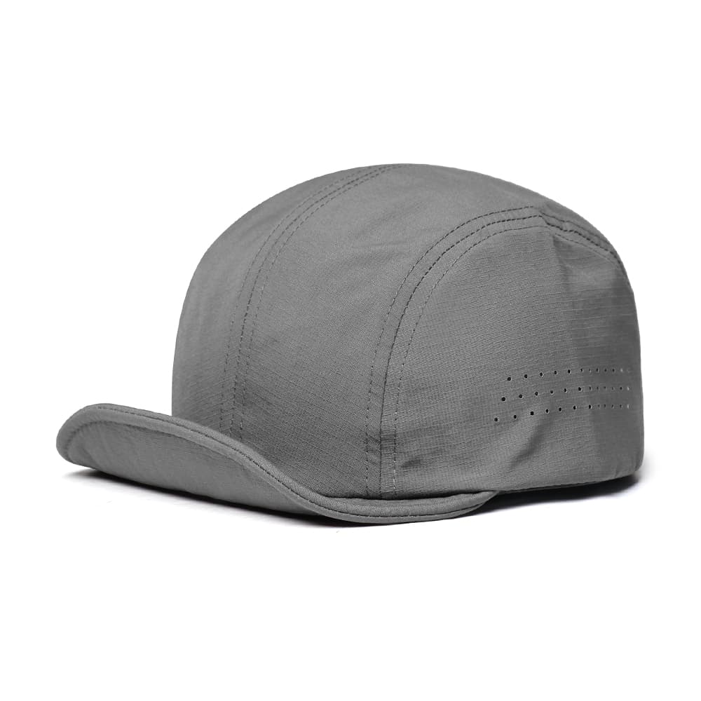 Summer Men's And Women's Solid-color Soft-brim Short-awning Side-hole Simple Casual Style Baseball Cap, Suitable For Daily Outdoor Activities