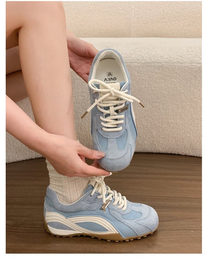 Women's 2026 Summer Mesh German Trainers, Breathable Thin Retro Gump Flat Casual Sneakers